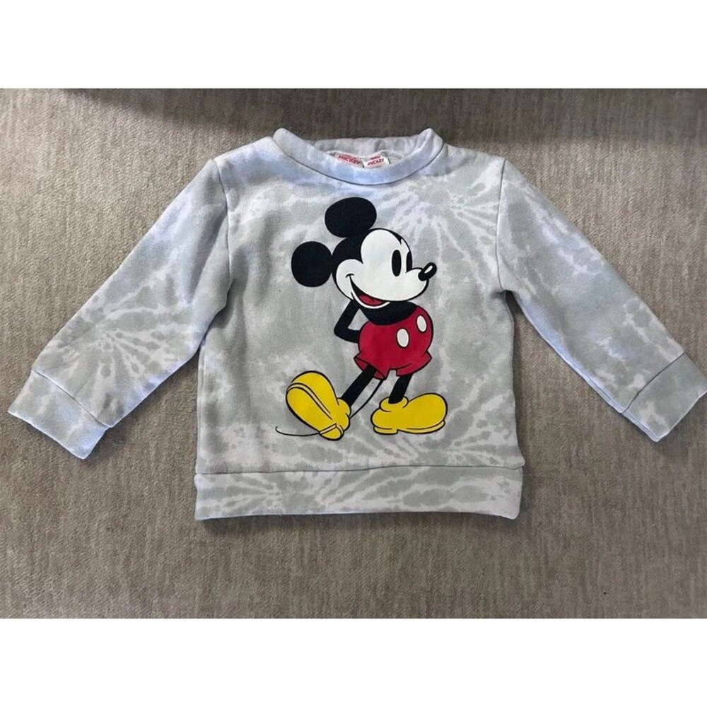 Disney Mickey Mouse Gray Toddler Sweater 3T